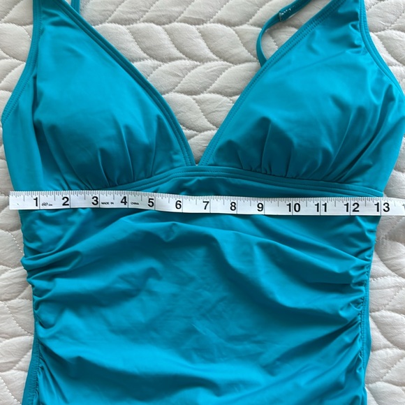 Tommy Bahama Turquoise One Piece Swimsuit - Picture 11 of 12